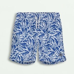 NWT Brooks Brothers Boys Tropical Print Swim Trunks Size 14
